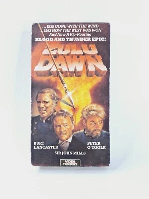Zulu Dawn (VHS, 1988) Burt Lancaster Sir John Mills Peter O'Toole Rare Action - Image 1 of 3