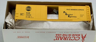 HO Accurail 112-5127 AAR 50' Riveted-Side Plug-Door Boxcar FGE N&W Kit IC207 - Image 1 of 4