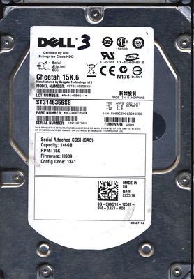 Seagate 146GB ST3146356SS 9CE066-050 SN 3QN 100507792 Donor Drive - Image 1 of 2
