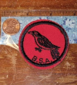 BSA PATROL MEDALLION TWILL PATCH, Cuckoo with glue gum back 1953-1972 - Picture 1 of 2
