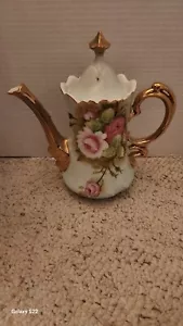 Ausgezeichnetes linkes Teekanne Heritage Rosenmuster! - Bild 1 von 14