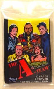 Topps A-Team (1983) Wax Pack - A-Team Group Cover (One Sealed Wax Pack) - Picture 1 of 2