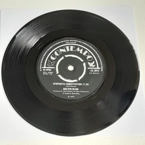 MELVIN BLISS Reward / Synthetic Substitution SOUL Funk Breaks 7" Contempo HEAR - Imagen 1 de 2