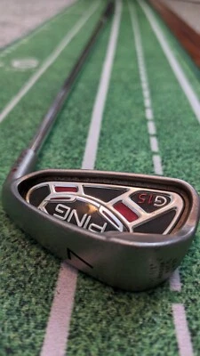 Ping Golf G15 7 Iron Red Dot Right-Handed Steel Shaft Stiff Flex AWT Demo 38.50" - Image 1 of 4