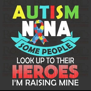 Autism Nana DTF Transfer, Iron On, Autism Awareness - Picture 1 of 1