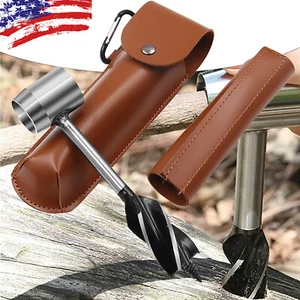 Manual Hand Auger Wrench Outdoor Survival Wood Gear Drill Kit for Bushcraft Tool - Picture 1 of 10