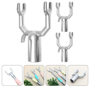  3 Pcs Household Supplies Gadgets Clothes Reaching Pole Forks Clothing