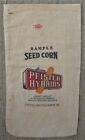 Vintage Pfister hybrides maïs-graines, sac Fulton, sac d'échantillon