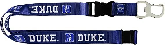 Duke Blue Devils Lanyard / Keychain Bottle Opener Style NCAA Licensed New - Image 1 of 1