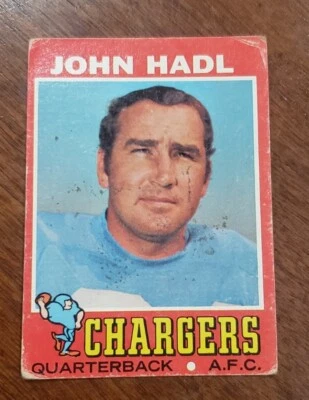 1971 Topps #255 John Hadl - Image 1 of 2