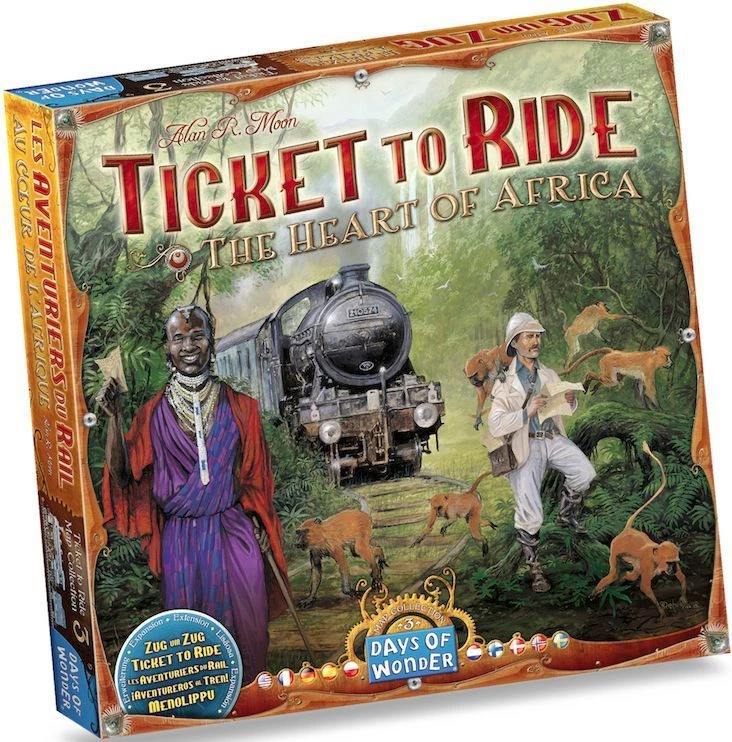 1x Ticket to Ride The Heart of Africa 2014 Edition Board Games