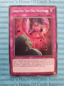 Terrifying Trap Hole Nightmare SDBT-EN027 Yu-Gi-Oh Card 1st Edition New - Picture 1 of 4