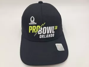 2018 NFL Pro Bowl Orlando Mesh Trucker Snapback Hat Cap Men Women Football Black - Imagen 1 de 11