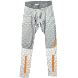Nike Pro Tights Hyperwarm Hexodrome Sliver Orange Herren M - Bild 1 von 9