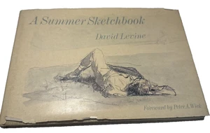 Summer Sketchbook David Levine Signed 1963 HC with Dust Jacket Drawings Art - Imagen 1 de 13