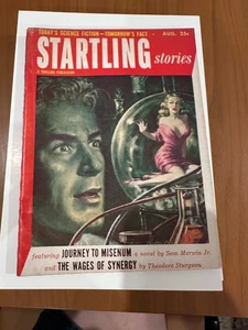 Rare August 1953 STARTLING STORIES Science Fiction Magazine! Merwin! Sturgeon! - Picture 1 of 8