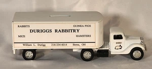 Ertl - 1937 Ford Truck Diecast Bank mit Schlüssel - DURIGGS RABBITRY - Bild 1 von 20