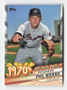 Phil Niekro 2020 Topps Decades' Best (Series One) Atlanta Braves - Picture 1 of 2