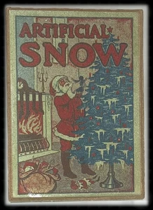 Dee Foust Artificial Snow Gift Box NOS Mica Flakes Inside - Picture 1 of 4