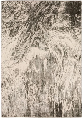 Alfombra abstracta 5x7 Dalyn Grey Waves Splashes Mar KM17 - abril 5' 1" x 7' 5" Foto 1 de 2