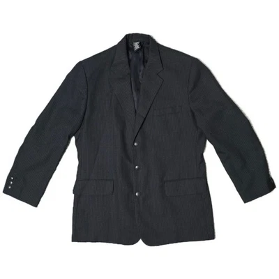 Claiborne Men's 42R Blazer Pinstripe Wool Blend Business Suit Jacket(U) - Image 1 of 4