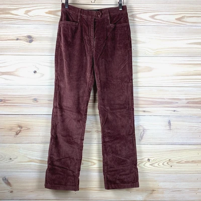 Pantalones de Pana American Eagle Outfitters De Colección Marrón Chocolate Corte a Desnudo Foto 1 de 4