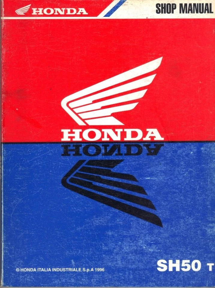 HONDA SH50 T,SH FIFTY,CITY EXPRESS,SCOOPY SCOOTER 1996 FACTORY WORKSHOP MANUAL - Image 1 of 1