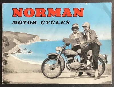 NORMAN RANGE Motorcycle Sales Brochure 1956 B1/S B2/S T/S B2/C - image 1 of 4