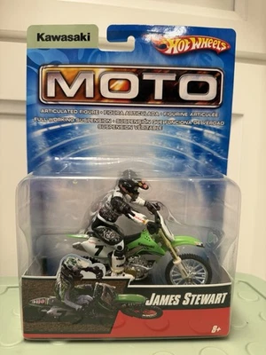 2007 Hot Wheels Moto James Stewart #7 Bubba Dirtbike Toy Figure MX Rare New - Image 1 of 4