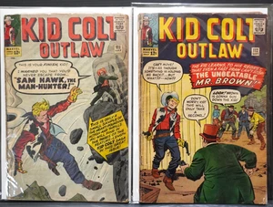 Kid Colt Outlaw # 111 and # 112 Marvel 12 cent Silver Age Western Comics 1963 - Picture 1 of 5