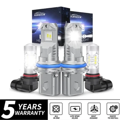 For 2002 2003 2004 2005 Dodge Ram & RAM 1500 2500 3500 LED Headlight / Fog Bulbs - Image 1 of 4
