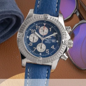 Breitling Super Avenger Chronograph Edelstahl Automatik Ref. A13370-028 Papiere - Bild 1 von 2