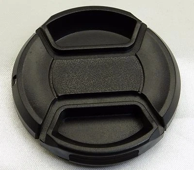 LC-55 55mm Lens Front Cap  Snap on type generic Black plastic - Image 1 of 4
