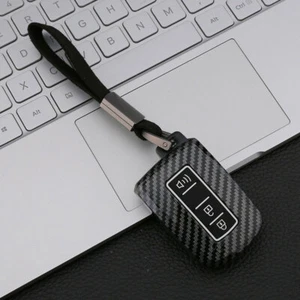 Carbon Fiber Car Remote Key Fob Hard Case Cover for Toyota Tacoma Tundra 4Runner - Picture 1 of 11