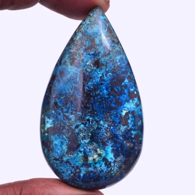 Colgante 136 Cts Azurita Natural Sin Tratar Calidad Superior Tamaño Cabujón Piedra Preciosa Foto 1 de 4