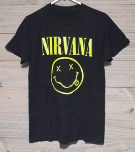 Nirvana Classic Smiley Face Shirt Mens Size Medium - Picture 1 of 5