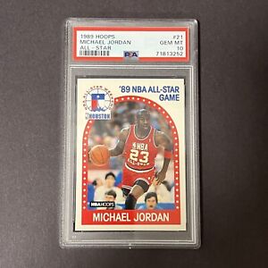 1989 Hoops MICHAEL JORDAN All-Star Game #21 PSA 10 Gem Mint
