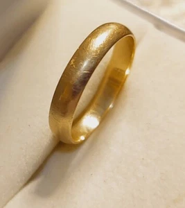 10K Gelbgold schlichter Ehering Ringgröße 8 3/4 - 2,73 Gramm 3,0 mm ((B6)) - Bild 1 von 4