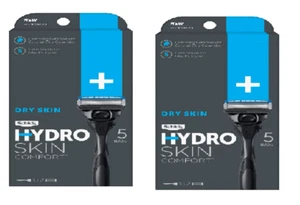 Schick Hydro Skin Comfort für trockene Haut, 1 Rasierer und 2 Nachfüllkassetten (2er Pack) - Bild 1 von 1