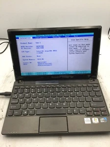 LENOVO IDEAPAD S10-3 - BOOTS TO BIOS - INTEL ATOM M455 - 1GB RAM - 10" - READ-BB - Picture 1 of 8