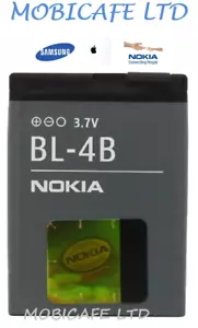 Batería Original Nokia BL-4B para Nokia 2605 2660 2760 3606 6111 7500 N76 - Imagen 1 de 1