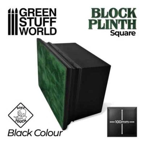 Green Stuff World Square Top Display Plinth Black (Measurements: 10x10cm) - Bild 1 von 1