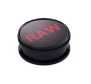 Row Black Grinder Plastic Herb Spice Tobacco Crusher Muller 60mm - Picture 1 of 3