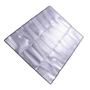 Outdoor For Camping Picnic Blanket 200*200cm Moistureproof Aluminium Foil Mat - Picture 1 of 18