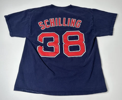 Curt Schilling Boston Red Sox Jersey Shirt Size Large Cover