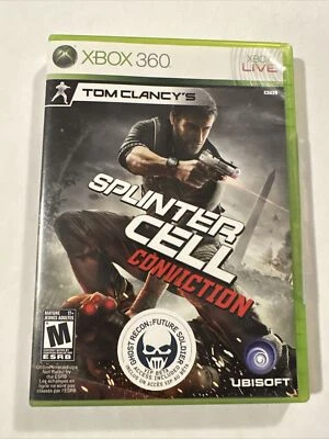 Tom Clancy's Splinter Cell: Conviction (Microsoft Xbox 360, 2010) CiB Tested - Image 1 of 4