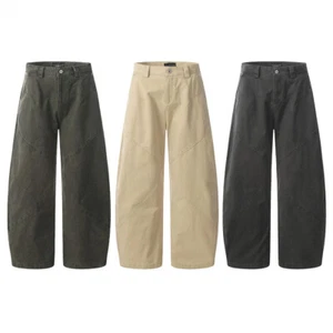 Spring fashion Baggy wide-leg jeans mens street cargo pants punk - Picture 1 of 24