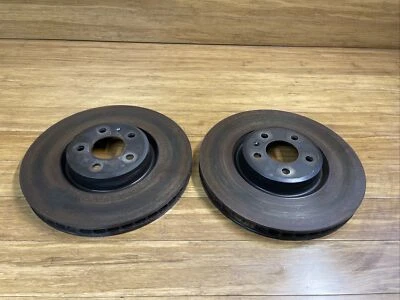 Audi SQ5 Q5 2018-2023 par de rotores de freno delanteros izquierdo y derecho 39 k millas OEM Foto 1 de 4