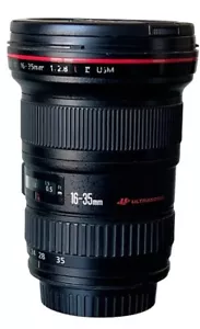 Canon EF 16-35mm F/2.8L II USM - Wide Angle L-Series Camera Lens Used - Picture 1 of 13