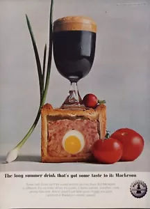 Mackerson Stout década de 1960. Anuncio de revista original vintage. - Imagen 1 de 1